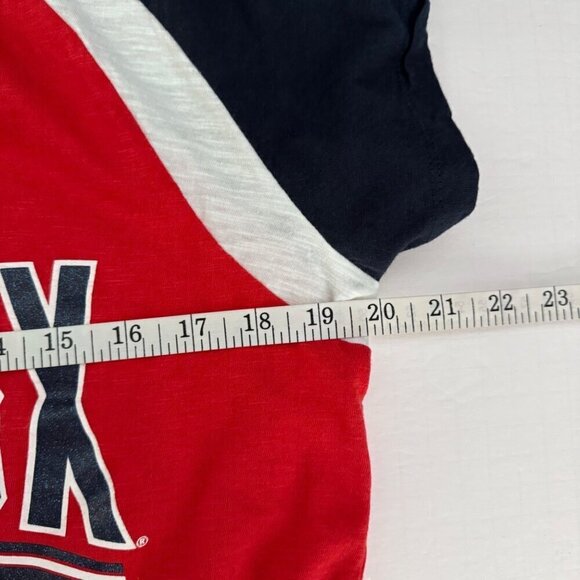 Campus Lifestyle MLB Boston Red Sox Cotton T Shirt Glitter Women's Size XL EUC - Picture 6 of 9